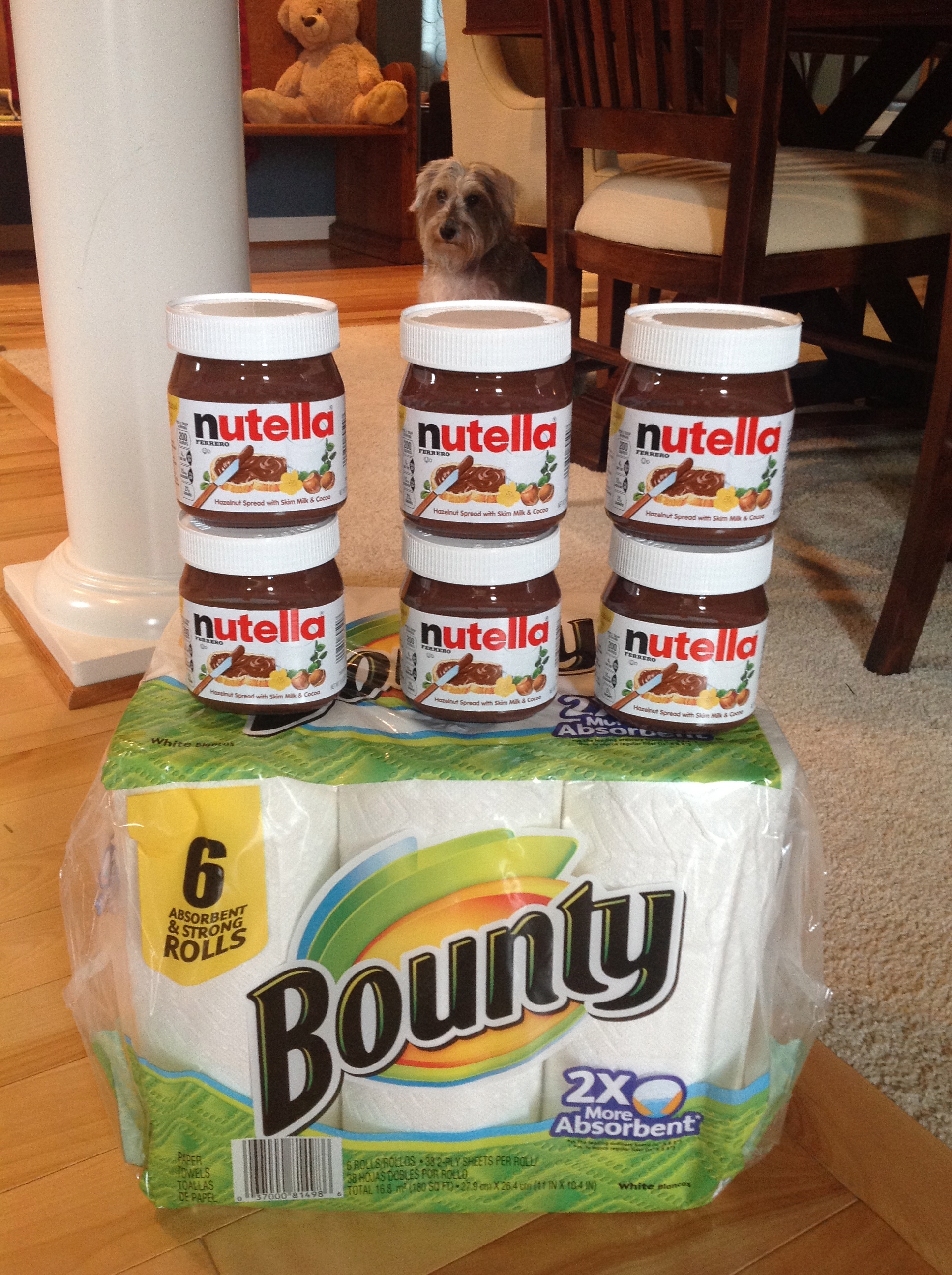 Bartells:after coupon I paid $13 ( I had BOGO coupons for the nutella,they're onsale for $3)