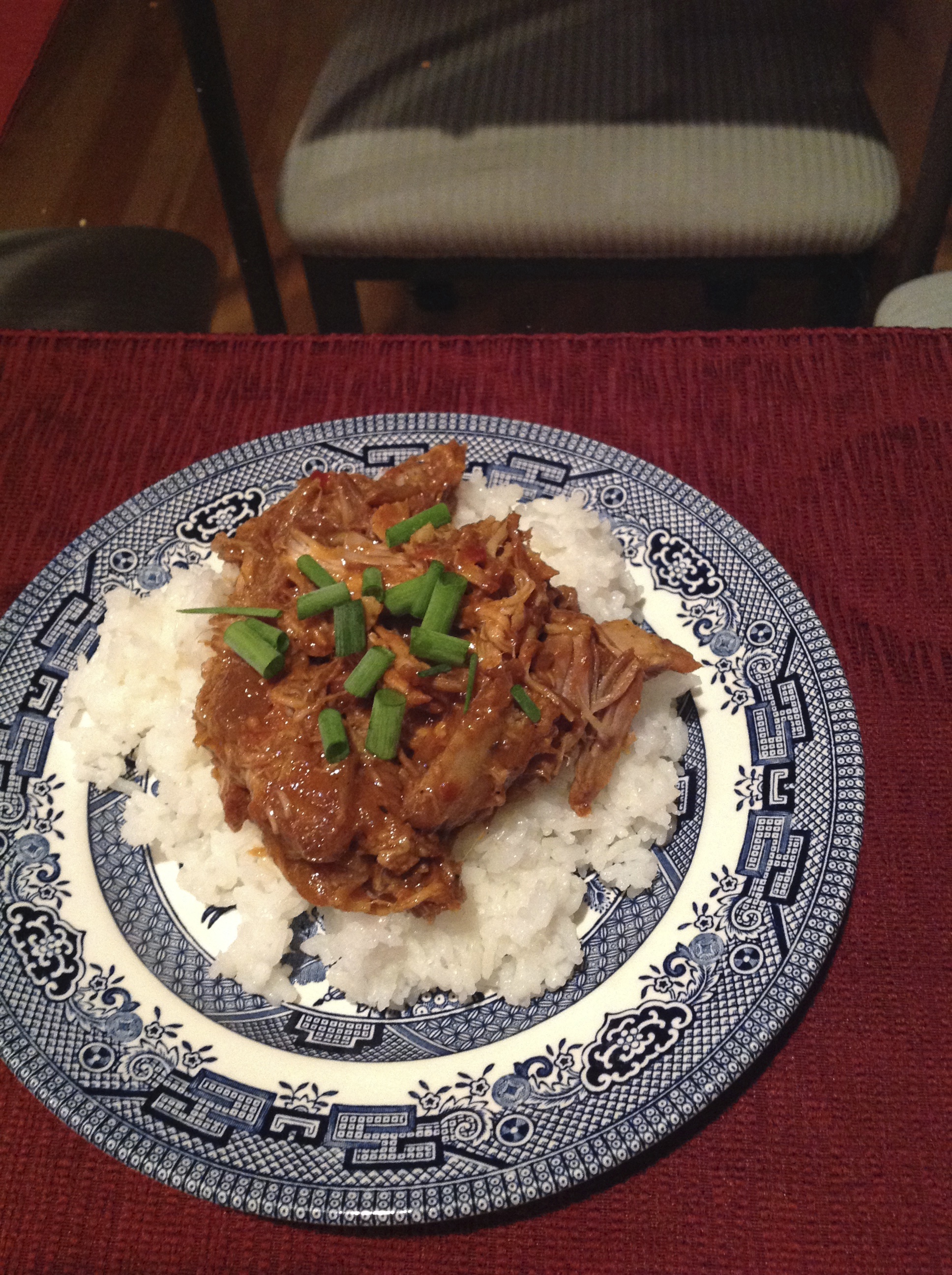 pulled pork and rice