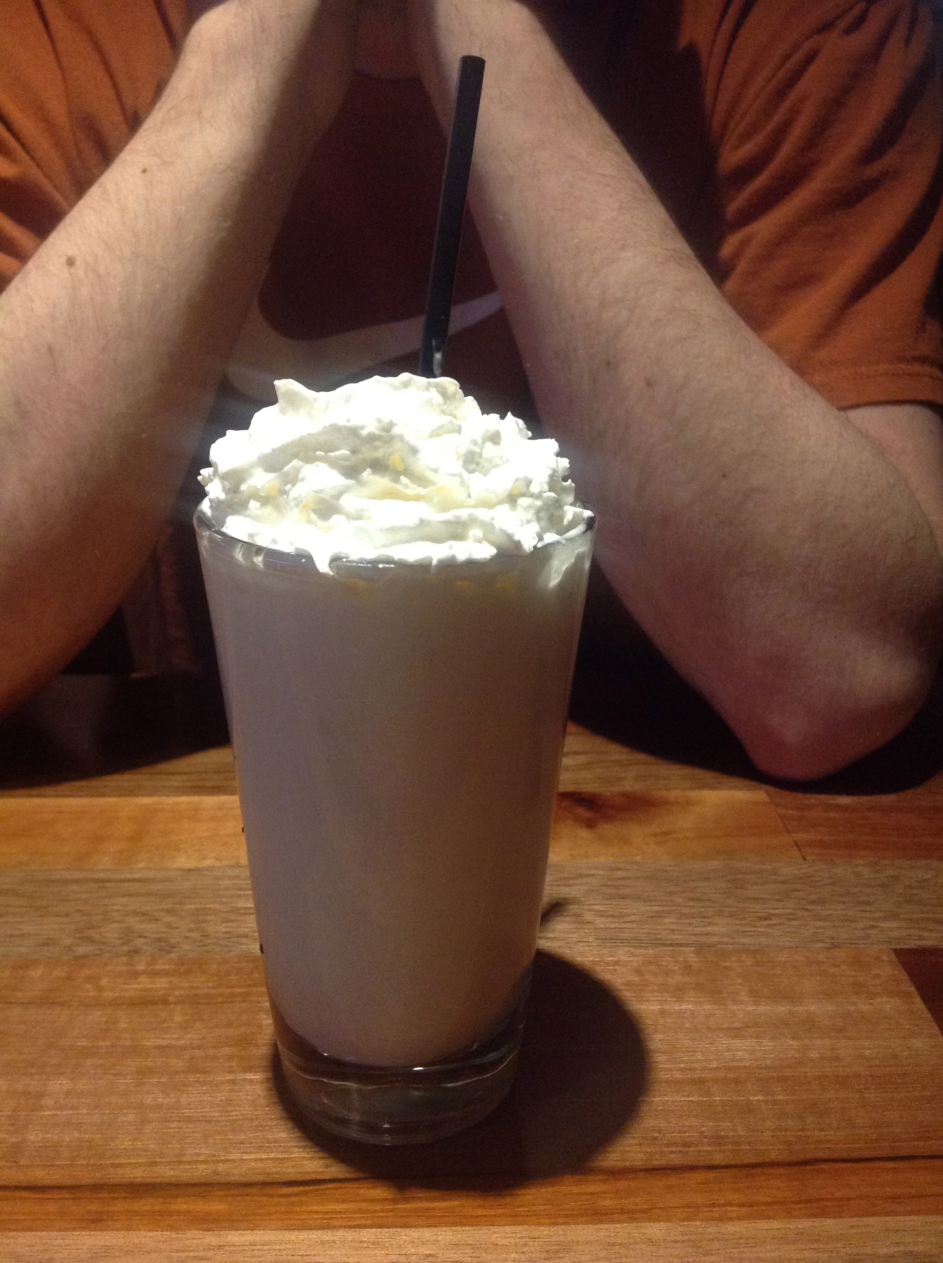 RAMS vanilla milkshake (i didn't like this, i will not order this again)