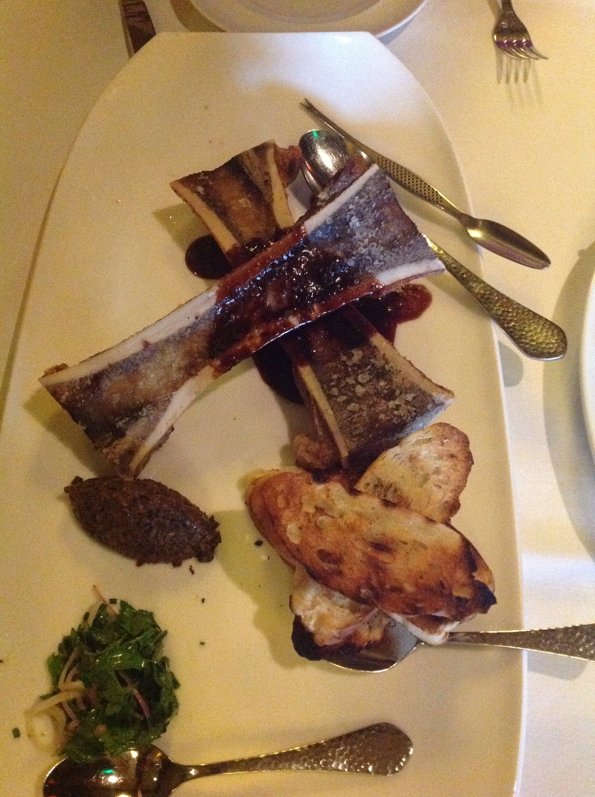 Roasted Bone Marrow!so rich and good but not the healthiest!