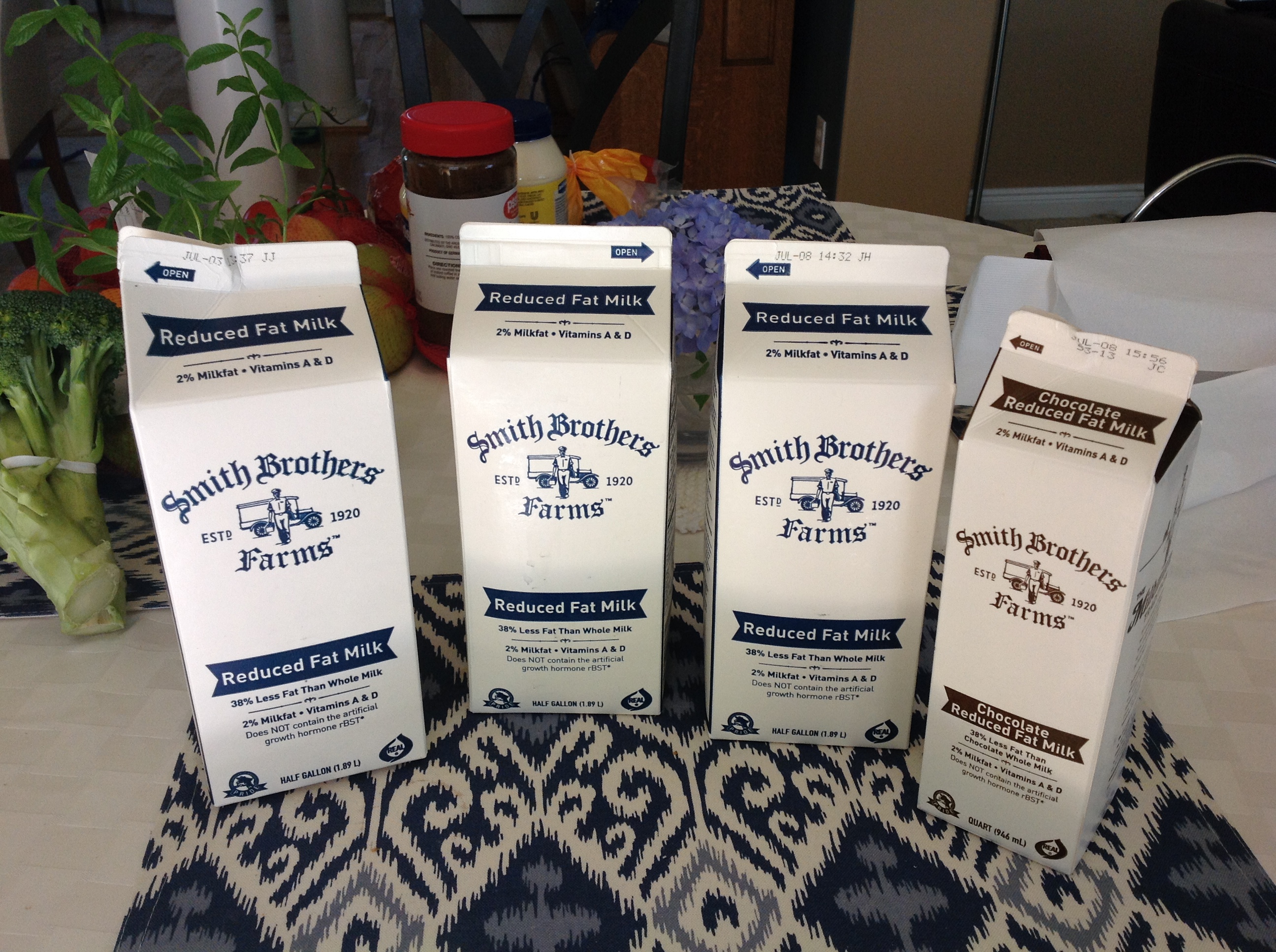 Smith Brother's milk delivery: $10.86