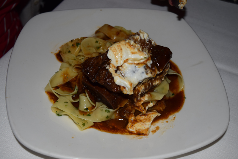 Braised Beef short ribs with pappardelle