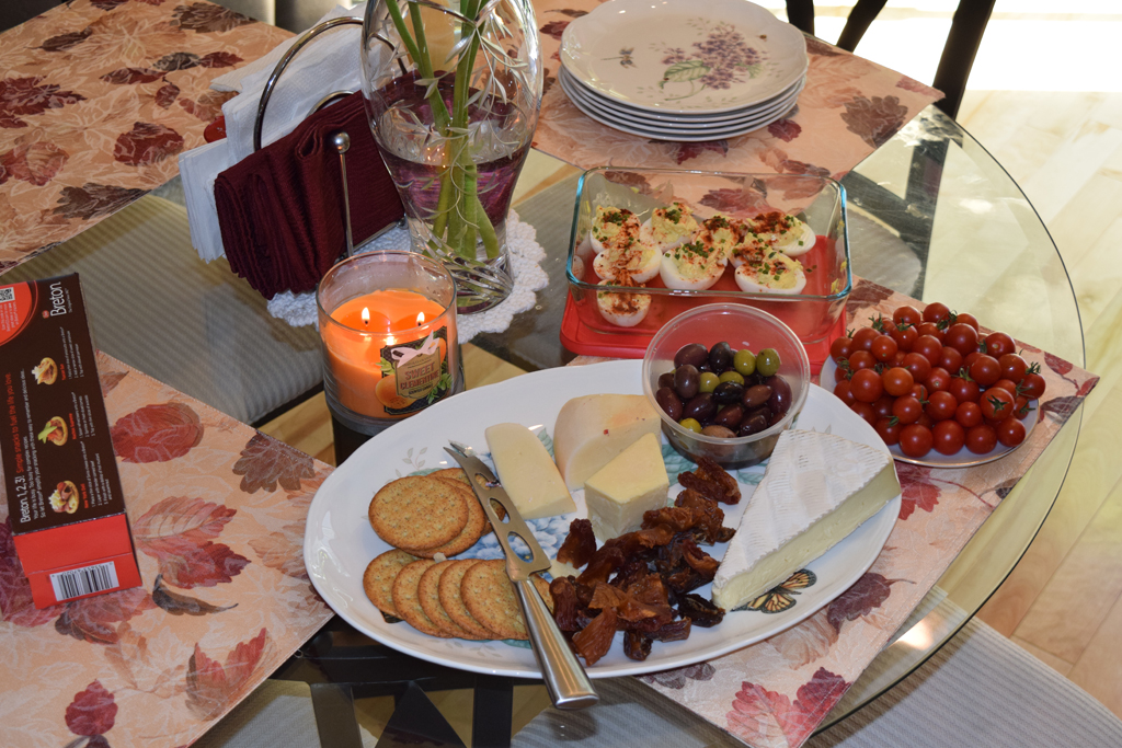 appetizers;our cherry tomatoes were a hit!