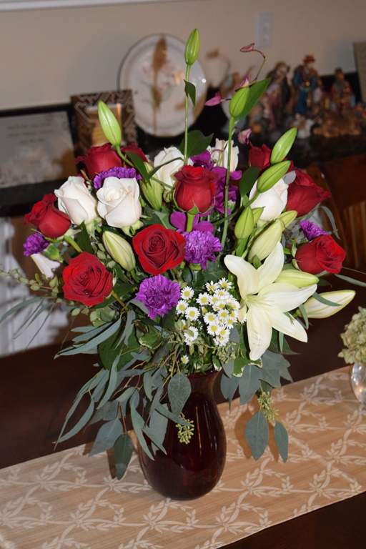 Pretty flowers from my hubs!