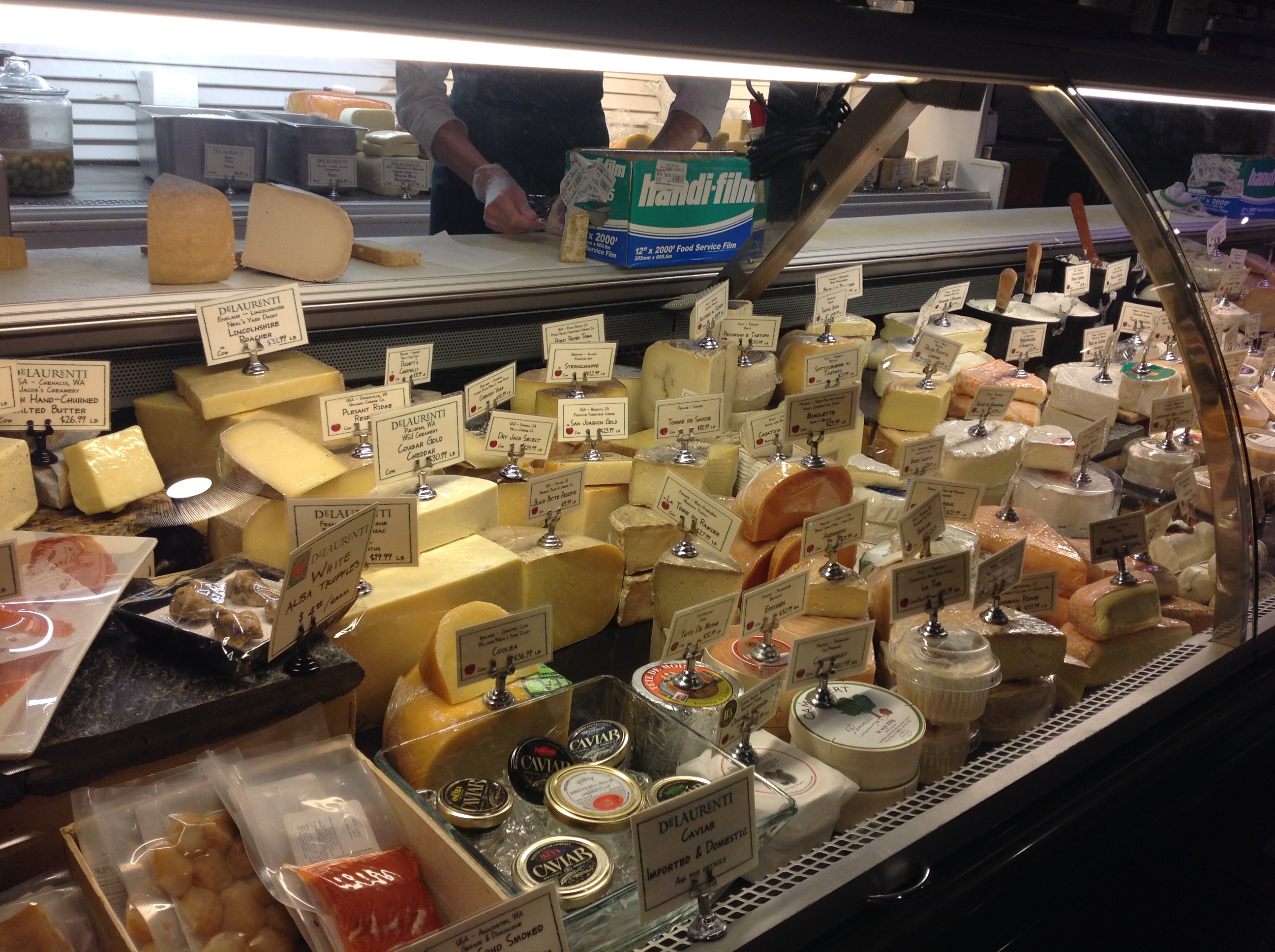 Cheese Heaven at Delaurenti