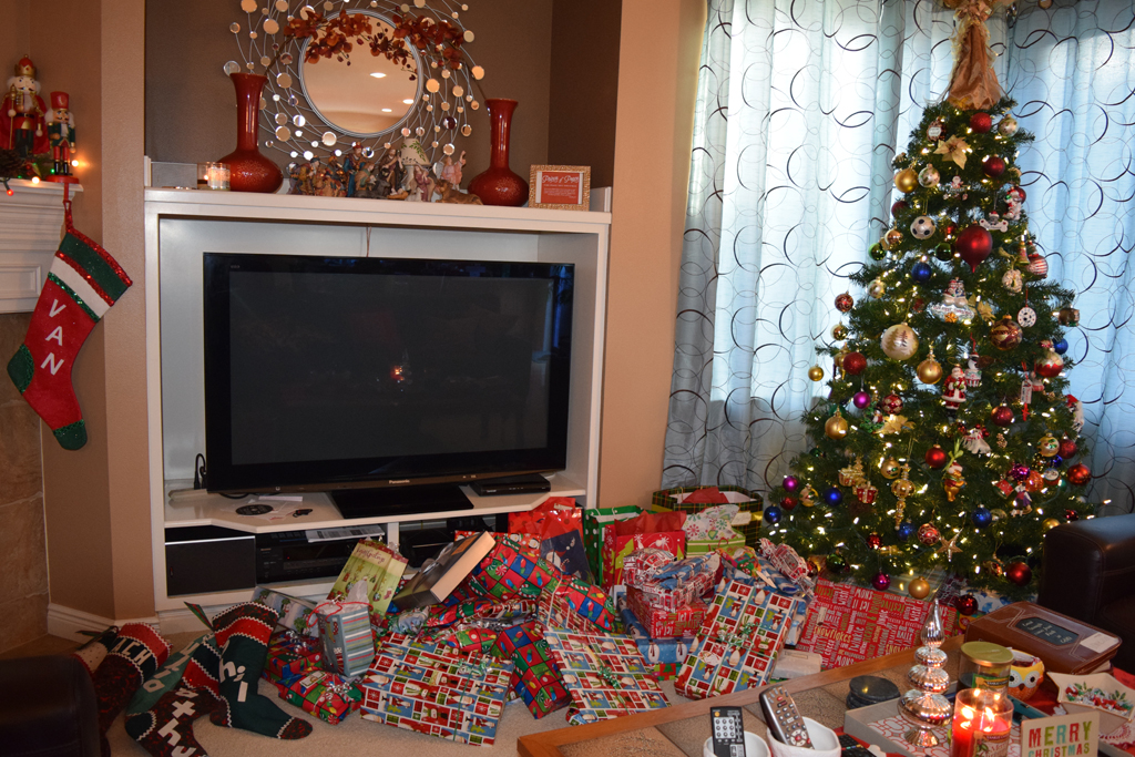 Christmas morning! Santa Came:)