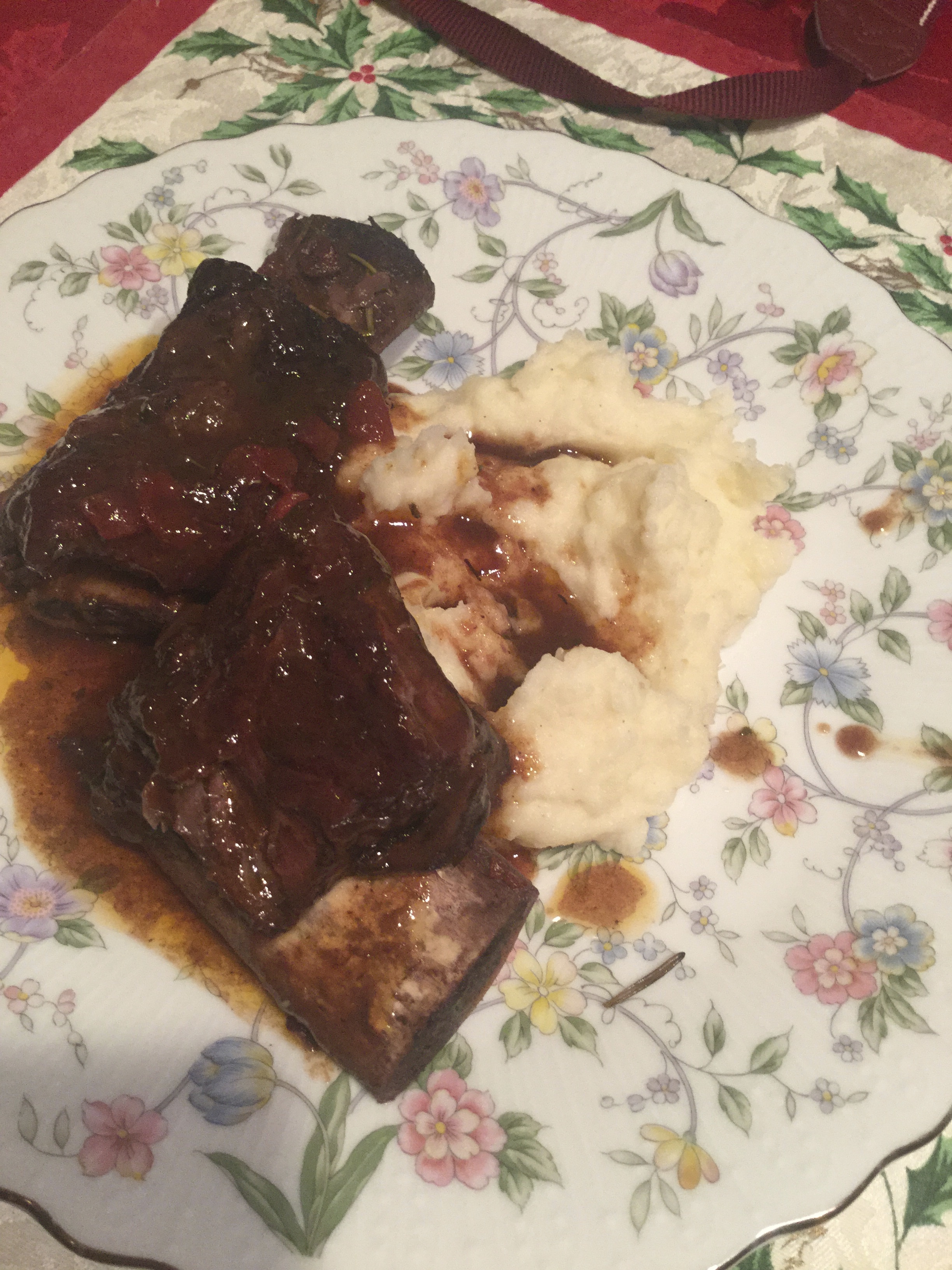 Braised short ribs (another Rachael Ray recipe)