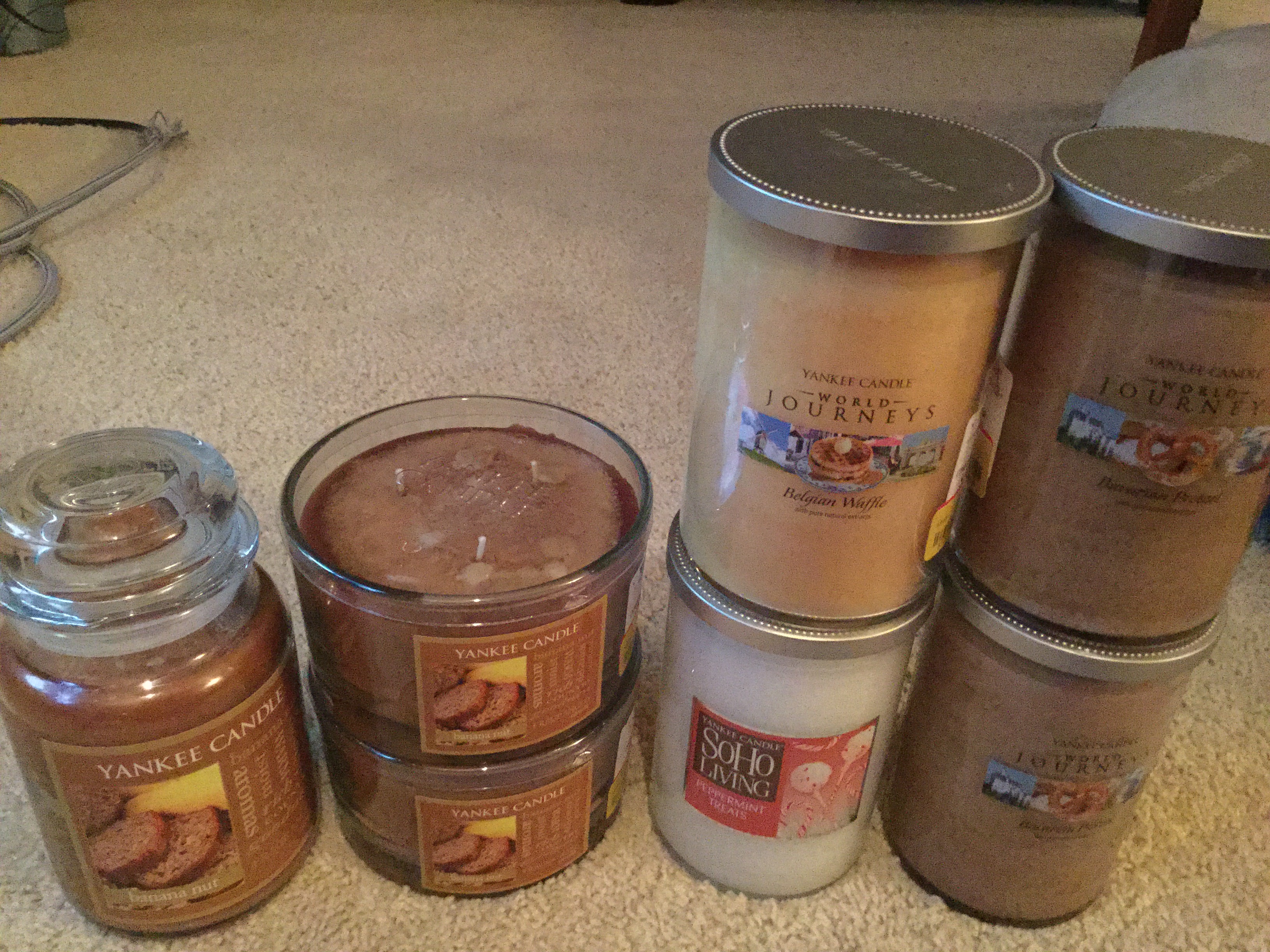 Yankee candles from Homegoods