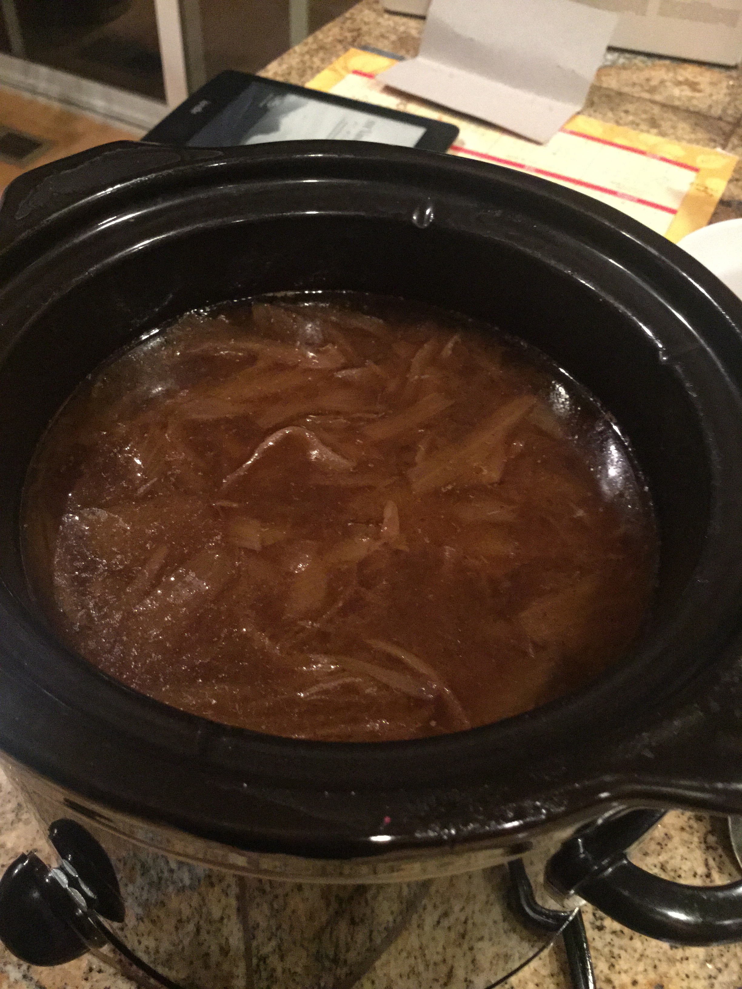 simmering in the crockpot for couple of hours now!