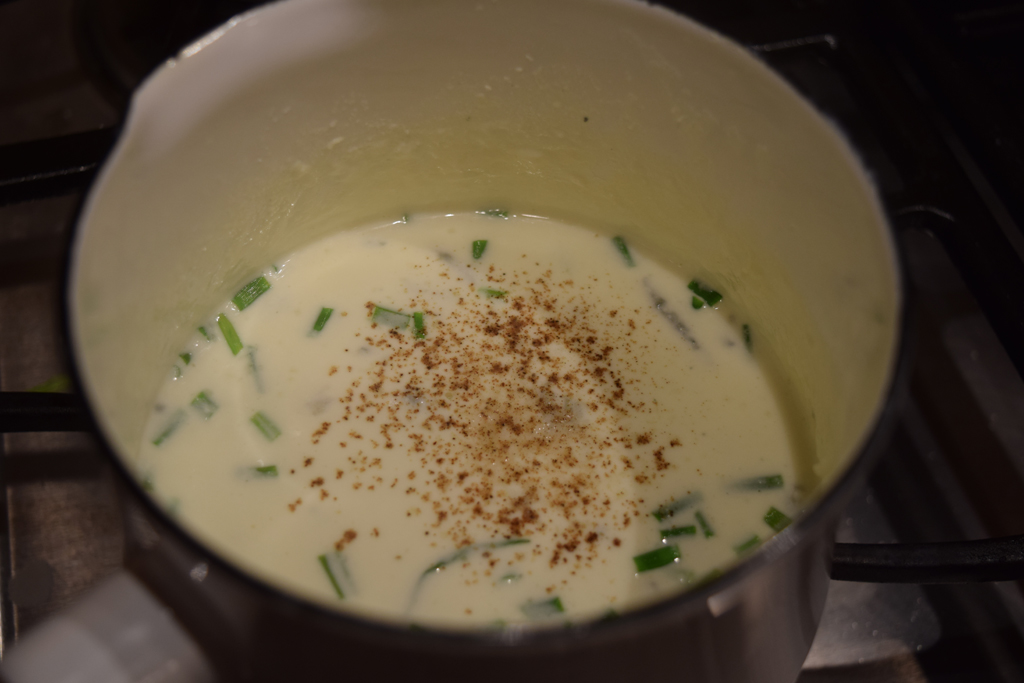 I made this blue cheese steak sauce (Ina Garten recipe)