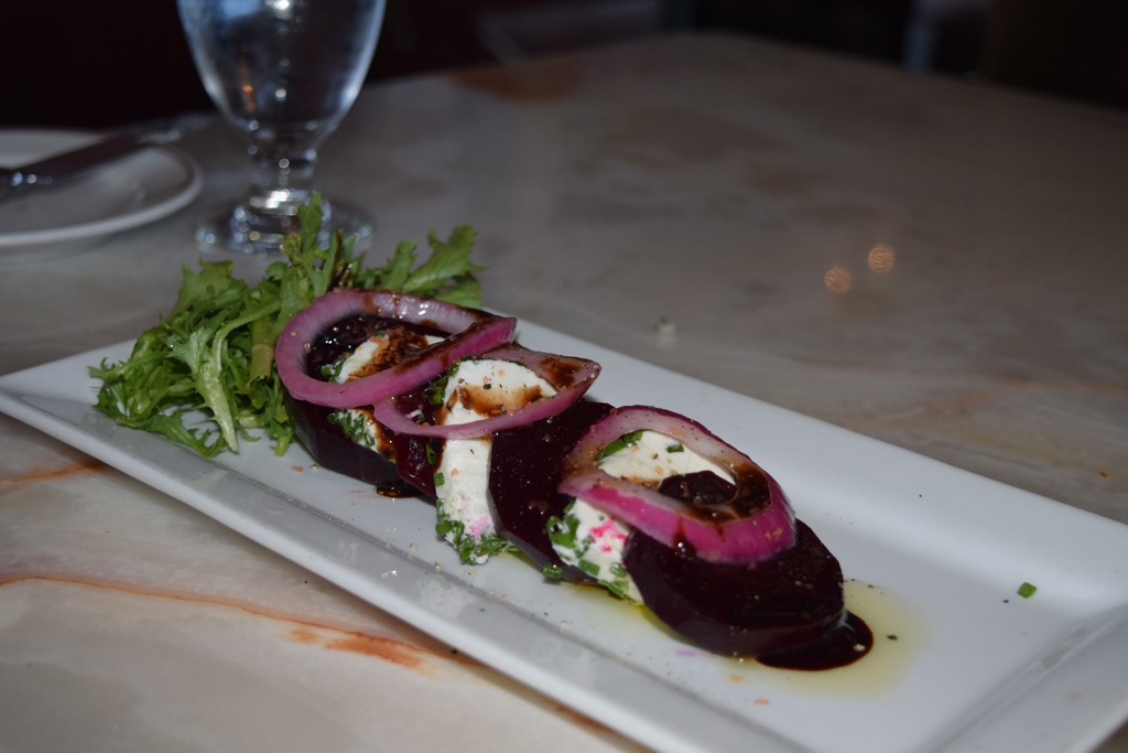 Beets,Goat cheese salad