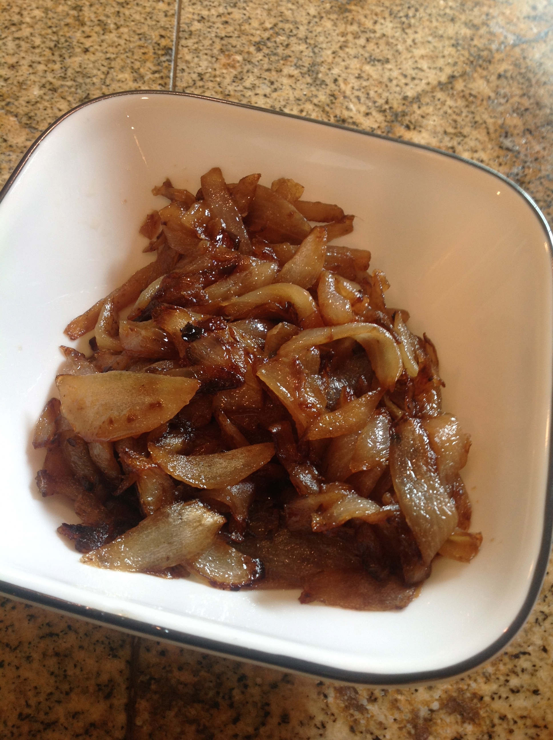 I made caramelized onions
