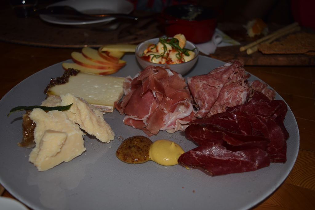 Meat and Cheese platter! I love their Parmesan and Prisciutto