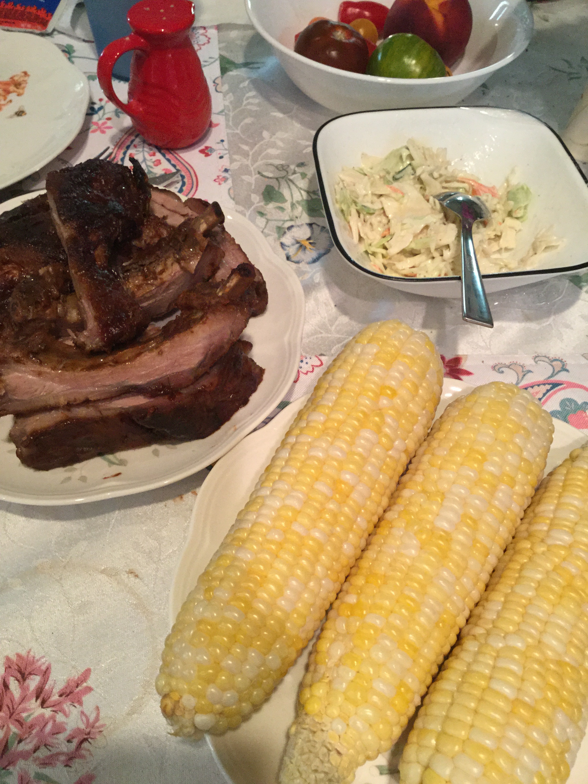 We had the corn tonight with left over ribs and it was good!